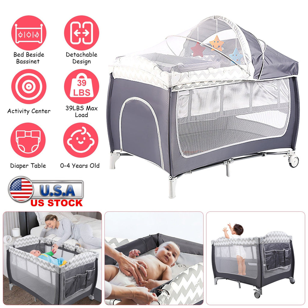 GBruno Portable Baby Crib