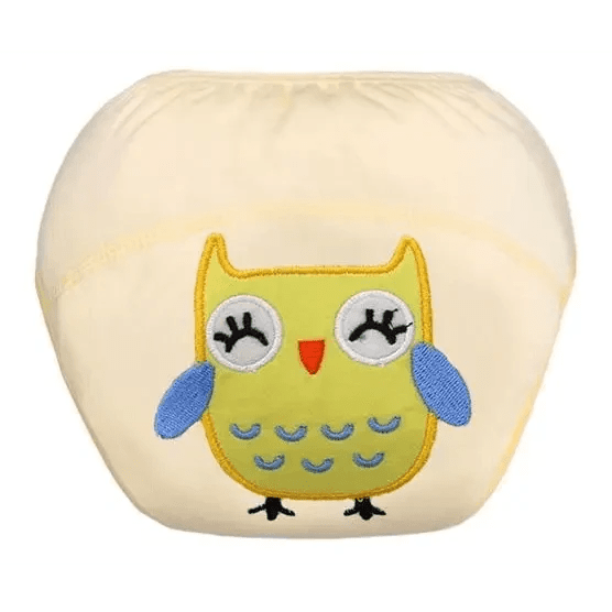 1Pcs Cute Baby Diapers Reusable Nappies Cloth Diaper Washable Cotton Training Pants Panties