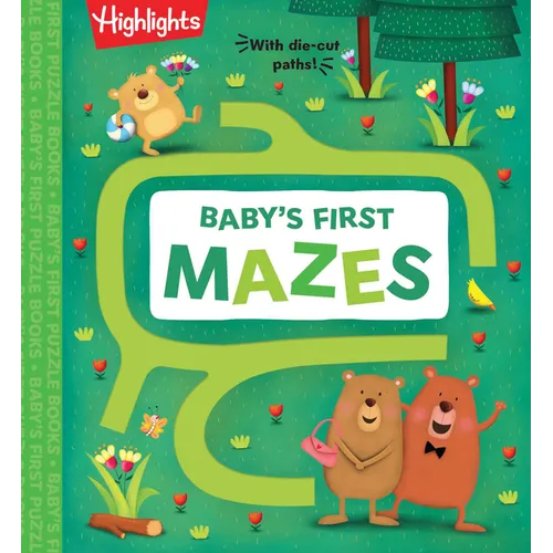 Baby's First Mazes – Puzzle Activity Board Book for Babies & Toddlers