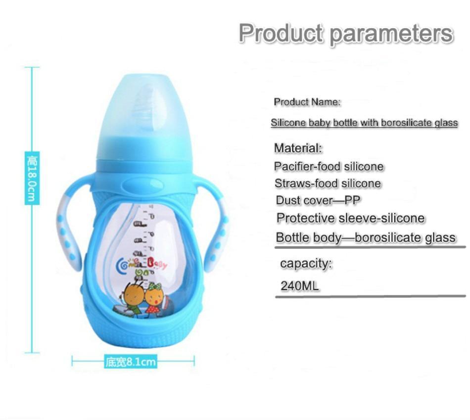 Anti-Colic Baby Feeding Bottle – Flexible Breast-Like Nipple