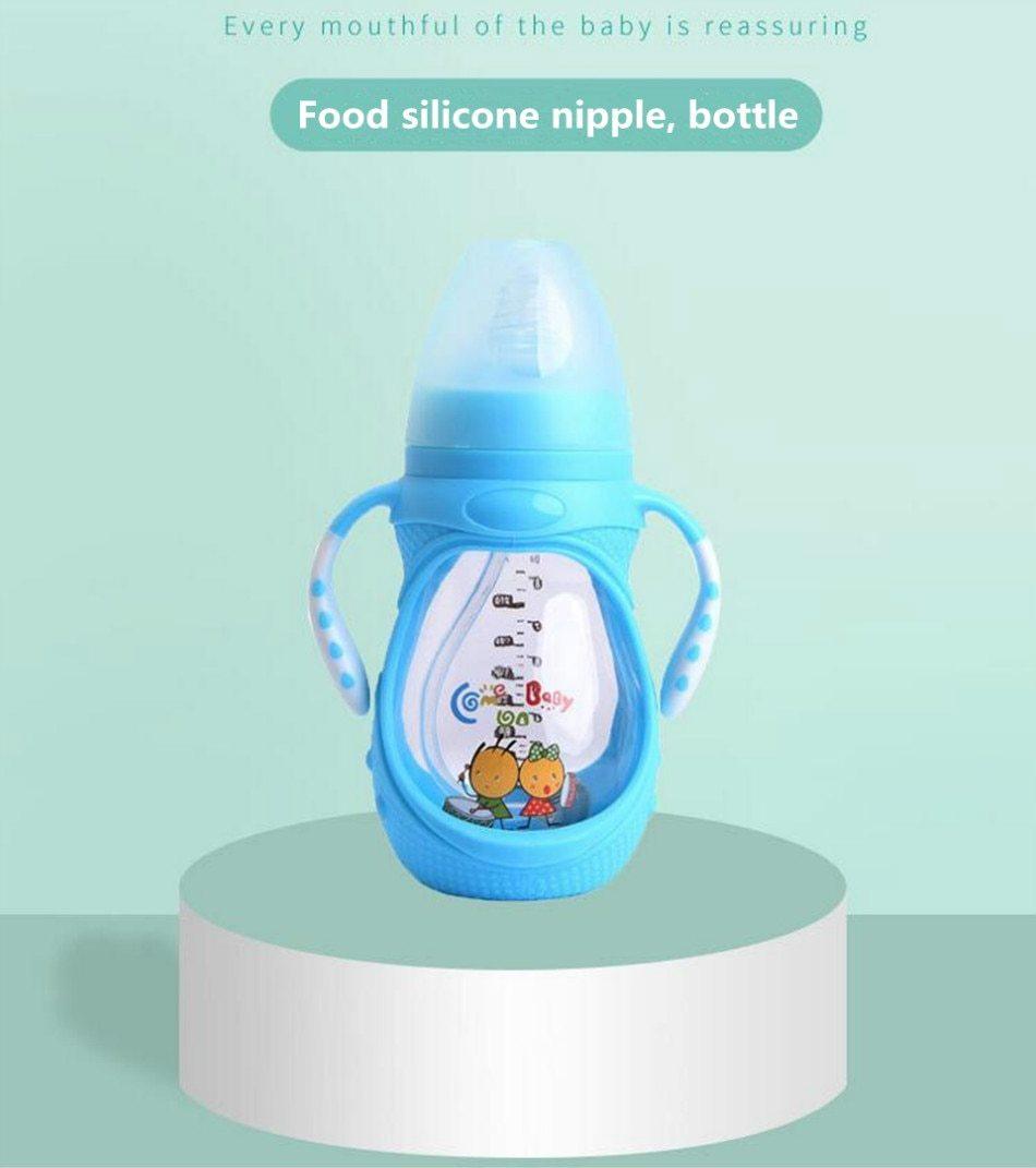 Anti-Colic Baby Feeding Bottle – Flexible Breast-Like Nipple