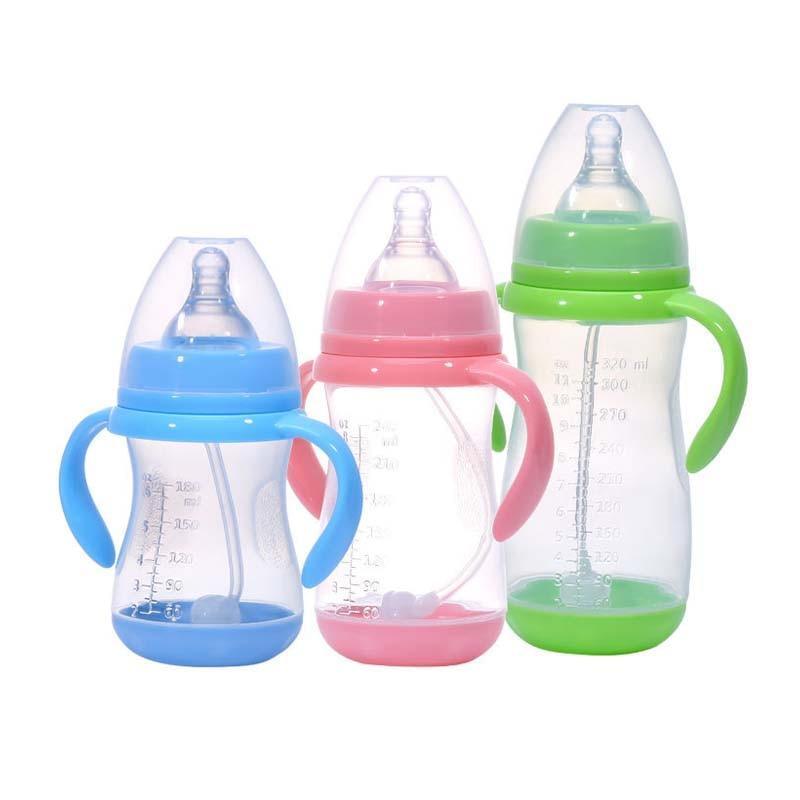 Anti-Colic Baby Bottle with Heat-Sensing Straw – BPA-Free