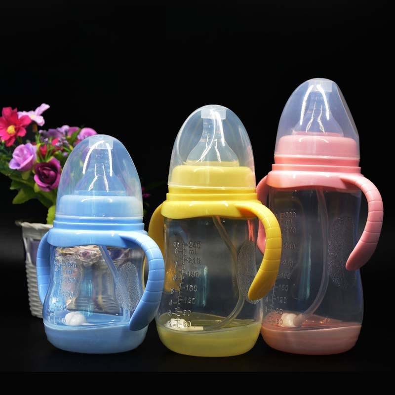 Anti-Colic Baby Bottle with Heat-Sensing Straw – BPA-Free