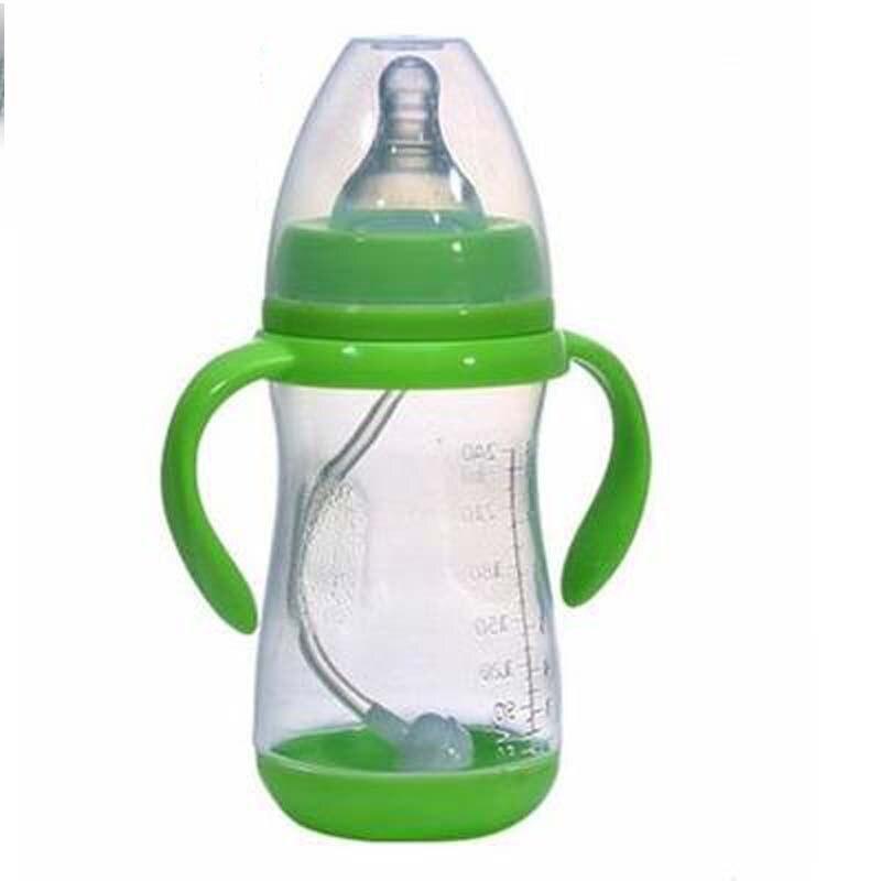 Anti-Colic Baby Bottle with Heat-Sensing Straw – BPA-Free