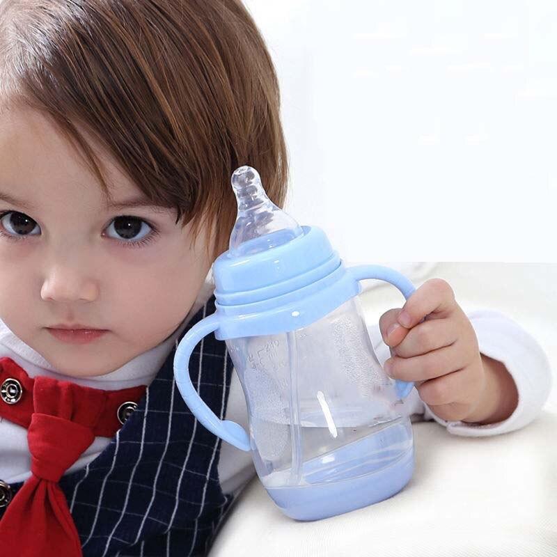 Anti-Colic Baby Bottle with Heat-Sensing Straw – BPA-Free