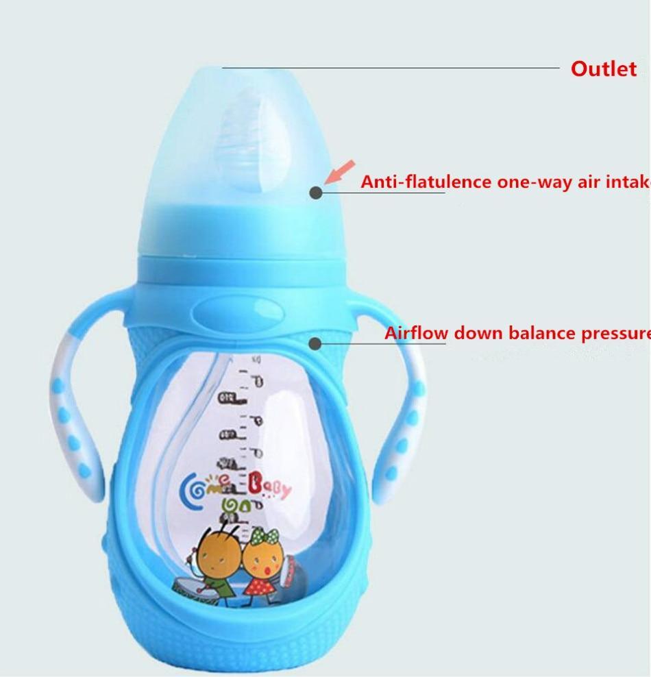 Anti-Colic Baby Feeding Bottle – Flexible Breast-Like Nipple
