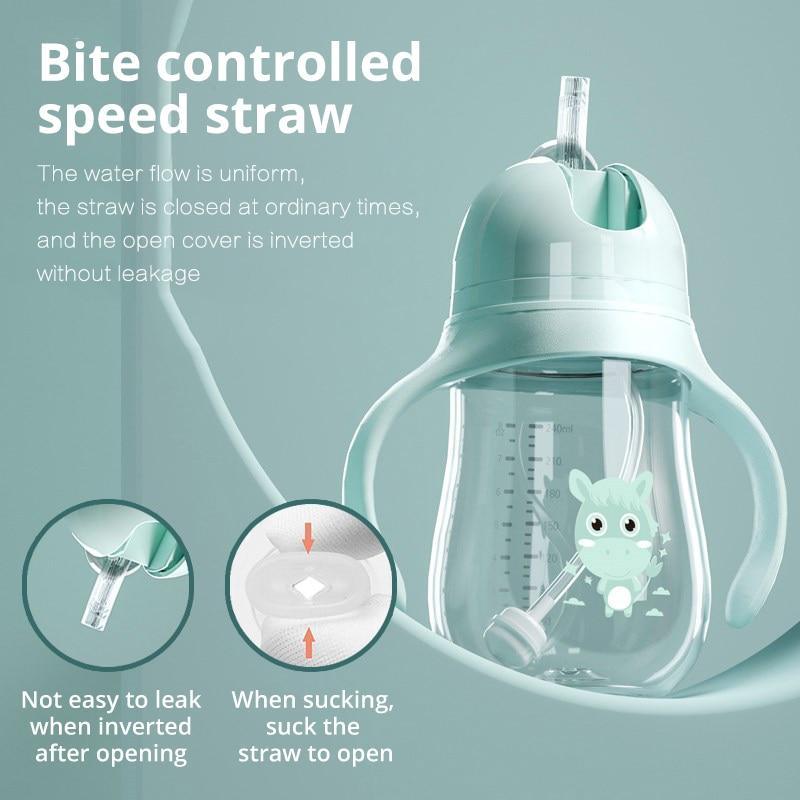 Grow-With-Baby Dual-Use Feeding Bottle – Nipple to Spout Transition