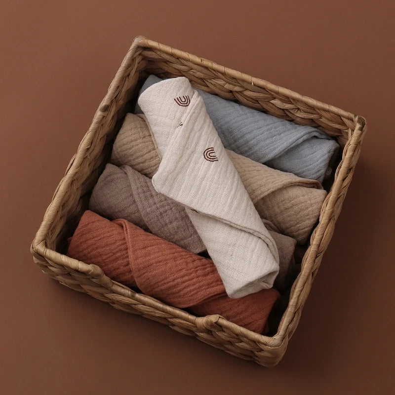 Baby Muslin Washcloth Set – 5 Pack