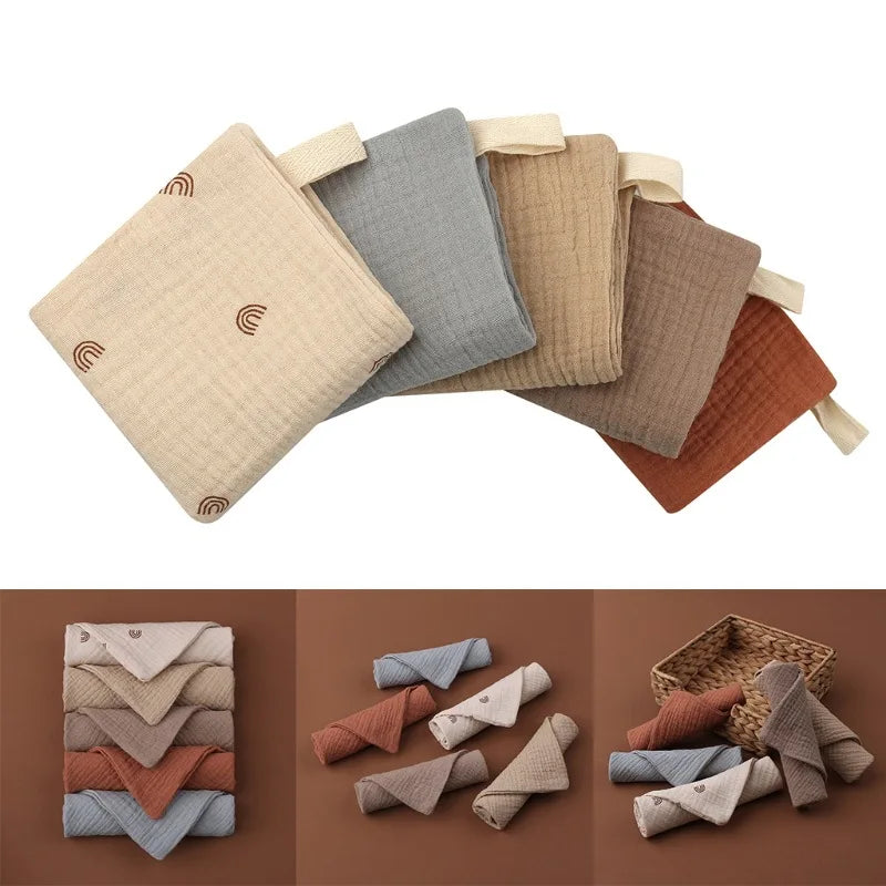 Baby Muslin Washcloth Set – 5 Pack
