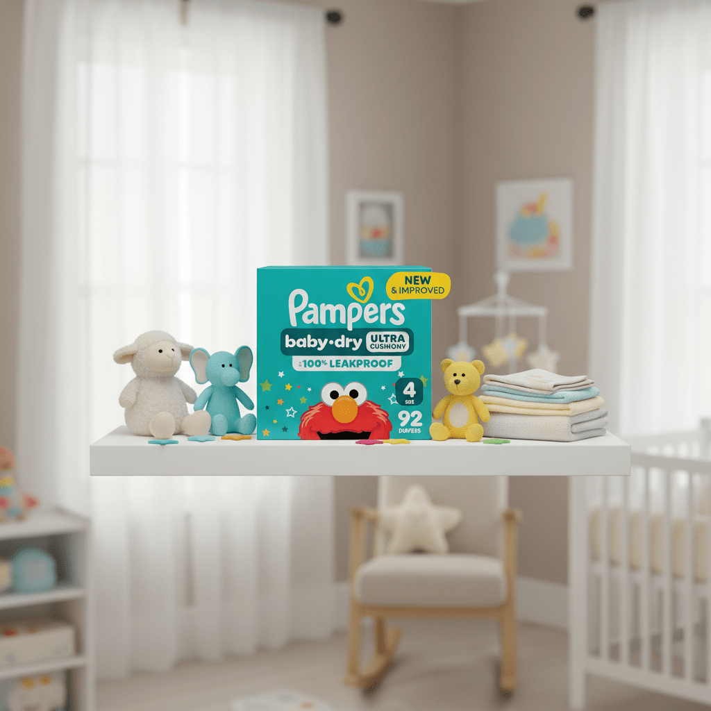 Pampers Baby-Dry Diapers Size 4 92 Count