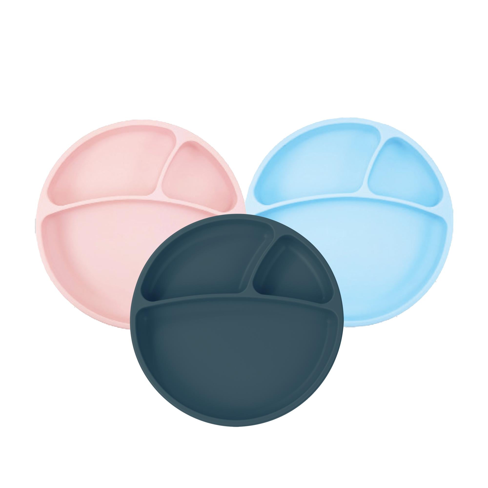 OiOi Portion Control Baby Plate – Safe Mealtime Plate for Infants & Toddlers